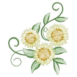 Rippled Golden Wattle 05(Sm) machine embroidery designs