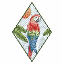 Colorful Parrots 09(Lg) machine embroidery designs