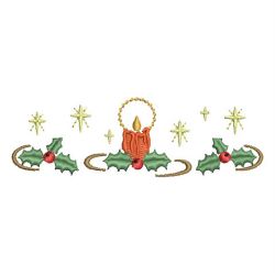Heirloom Christmas Candles 13 machine embroidery designs