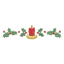 Heirloom Christmas Candles 15 machine embroidery designs