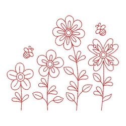 Redwork Secret Garden 1 01(Lg) machine embroidery designs
