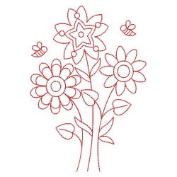 Redwork Secret Garden 1 06(Lg) machine embroidery designs