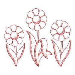 Redwork Secret Garden 1 07(Lg) machine embroidery designs