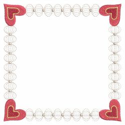 Heirloom Heart Frame 06(Sm) machine embroidery designs