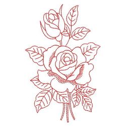 Redwork Romantic Roses 02(Md)