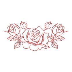 Redwork Romantic Roses 03(Md)