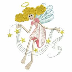 Rippled Angel Girls 01(Md) machine embroidery designs