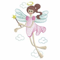 Rippled Angel Girls 08(Sm) machine embroidery designs