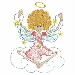 Rippled Angel Girls 10(Lg) machine embroidery designs
