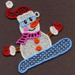 FSL Assorted Snowman 09 machine embroidery designs