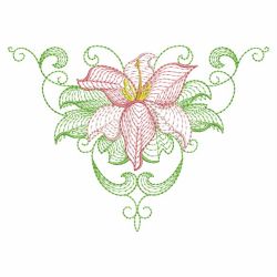 Rippled Lily 03 machine embroidery designs
