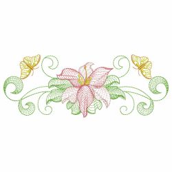Rippled Lily 06 machine embroidery designs