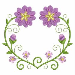 Heirloom Cineraria 03 machine embroidery designs