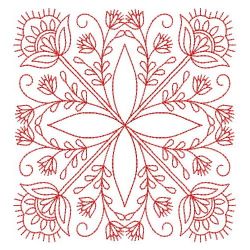 Redwork Jacobean Quilts 01(Md) machine embroidery designs