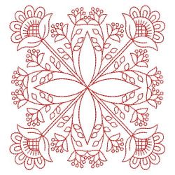 Redwork Jacobean Quilts 02(Lg)