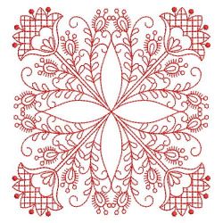 Redwork Jacobean Quilts 03(Md) machine embroidery designs