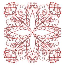 Redwork Jacobean Quilts 03(Lg)