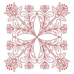 Redwork Jacobean Quilts 04(Sm) machine embroidery designs