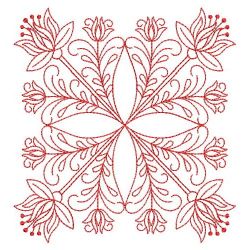 Redwork Jacobean Quilts 04(Lg)