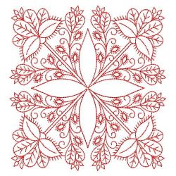 Redwork Jacobean Quilts 06(Md) machine embroidery designs