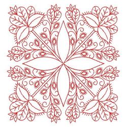 Redwork Jacobean Quilts 06(Lg)
