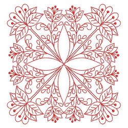 Redwork Jacobean Quilts 07(Lg)