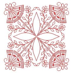 Redwork Jacobean Quilts 08(Md) machine embroidery designs