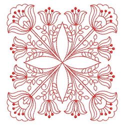 Redwork Jacobean Quilts 09(Sm) machine embroidery designs