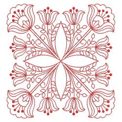 Redwork Jacobean Quilts 09(Lg)