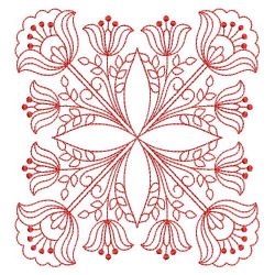 Redwork Jacobean Quilts 09(Sm)