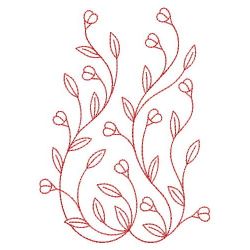 Redwork Secret Garden 2 06(Lg) machine embroidery designs