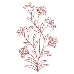 Redwork Secret Garden 2 07(Md) machine embroidery designs