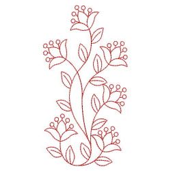 Redwork Secret Garden 2 08(Lg) machine embroidery designs