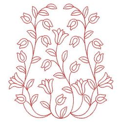 Redwork Secret Garden 2 10(Md) machine embroidery designs