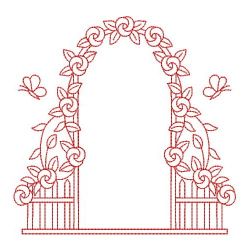 Redwork Secret Garden 2 12(Lg) machine embroidery designs