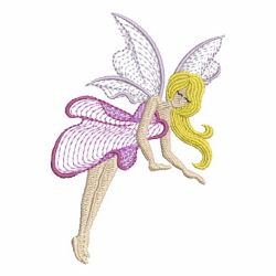 Rippled Flower Fairy 07 machine embroidery designs