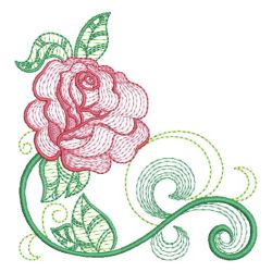 Heirloom Rippled Roses 02 machine embroidery designs