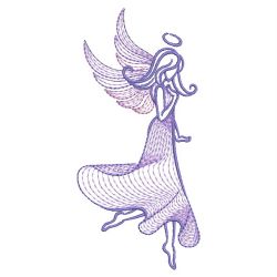 Rippled Angels 02(Lg) machine embroidery designs