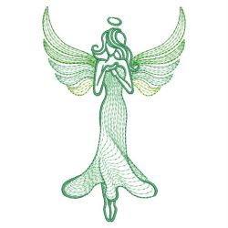 Rippled Angels 03(Lg) machine embroidery designs