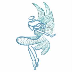 Rippled Angels 08(Lg) machine embroidery designs