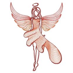 Rippled Angels 09(Lg) machine embroidery designs