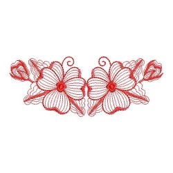 Redwork Pippled Pansy 06(Sm)