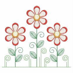 Rippled Flower Garden 01(Lg) machine embroidery designs
