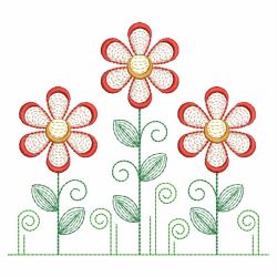 Rippled Flower Garden 01(Md) machine embroidery designs