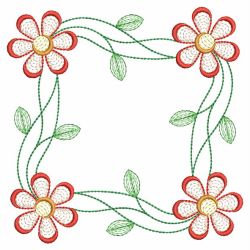 Rippled Flower Garden 02(Md) machine embroidery designs