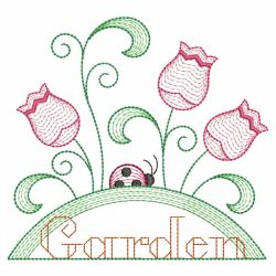Rippled Flower Garden 04(Sm) machine embroidery designs