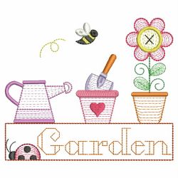 Rippled Flower Garden 05(Sm) machine embroidery designs
