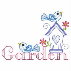 Rippled Flower Garden 06(Lg) machine embroidery designs