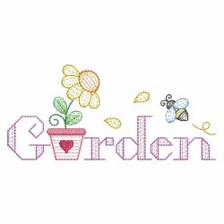 Rippled Flower Garden 10(Md) machine embroidery designs