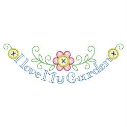 Rippled Flower Garden 11(Md) machine embroidery designs